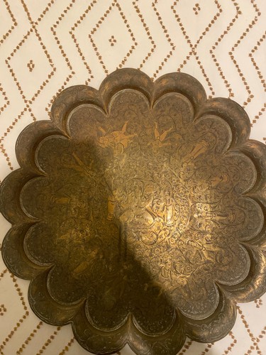 Antique serving tray - (688),