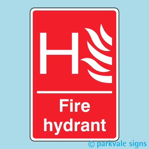 Fire hydrant sign - fire,