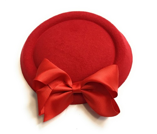 Big bow pillbox - big,