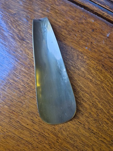 Vintage brass naval shoe horn - vintage,