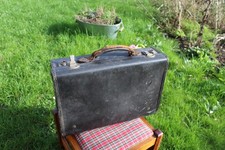 Vintage Small Black  Suitcase