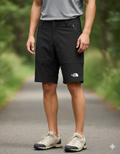 The North Face Speedlight Slim Tapered Woven Shorts Walking Outdoor Zip Pockets