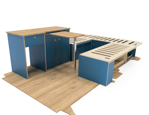 Shape bed system - u,