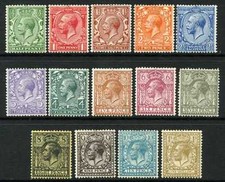 SG351-396 Royal Cypher Set(no 9d Olive) M/MINT