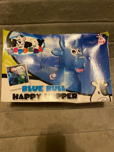 Happy hopperz inflatable - happy, blue