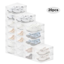 20X Clear Plastic Shoe Storage