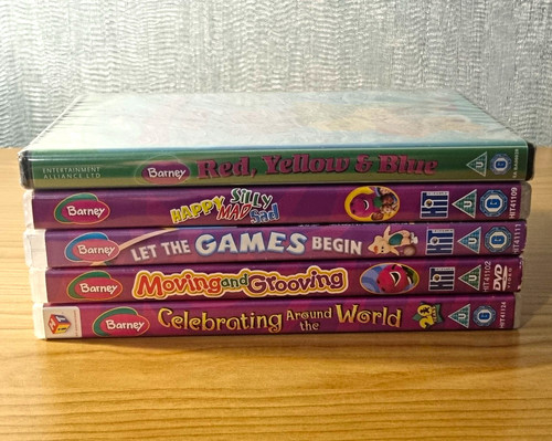 Barney dvd bundle - x5,