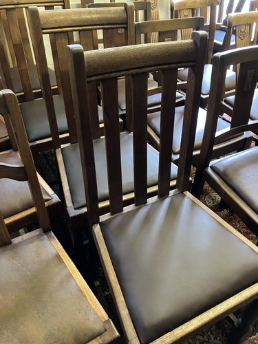 Set four antique oak art - 4,
