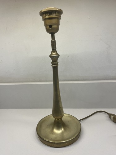 Vintage tall brass table - vintage, lamp