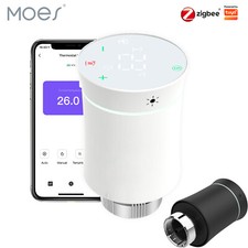 MOES Zigbee Smart Radiator Thermostat Digital Heating Thermostat Programmable