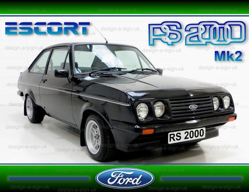 Ford escort 2000 mk2 - rs,