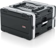 Gator Lightweight Molded 6U Rack Case with Heavy Duty Latches; 19.25" depth