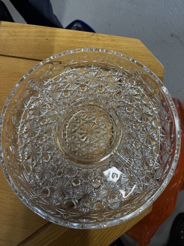 Tutbury crystal serving plate - serving,