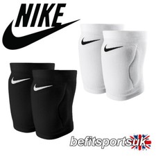NIKE KNEE PADS VOLLEYBALL SPORTS STREAK SOFT BLACK WHITE SWOOSH XS S M L XL XXL