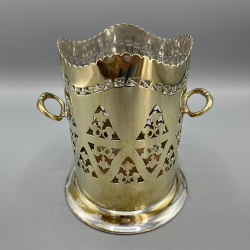 Antique silver plate wine - antique,