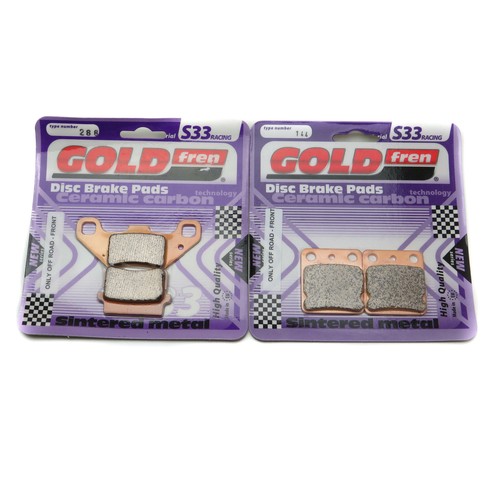 Goldfren s33 brake pads - s33, front