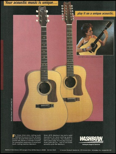 John waite 1986 washburn - john, &