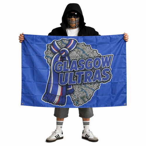 Glasgow ultras 5x3ft flag - ultras,