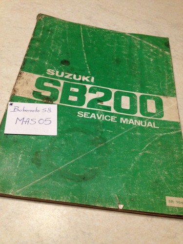 Suzuki sb200 workshop service - suzuki,