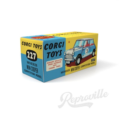 Repro box for corgi 227 - for,