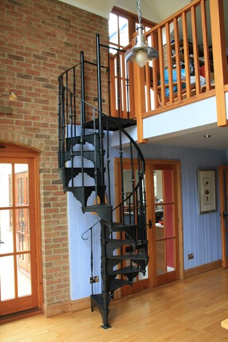 Cast iron spiral stair - iron,