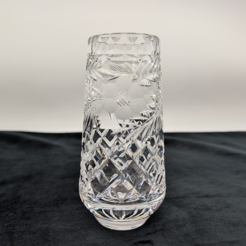 Tutbury crystal vase - tutbury,