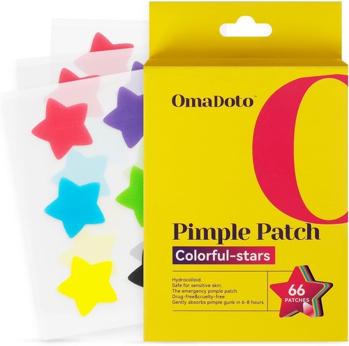 66pcs star pimple patches - star,