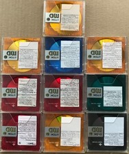 10 TDK 80 mins used mini discs
