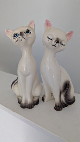 Mcm siamese cats figurines - mcm, 2