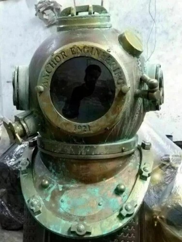 Antique diving divers helmet - antique,