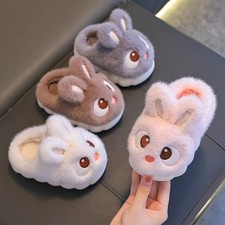 Girls Furry Slippers Kids
