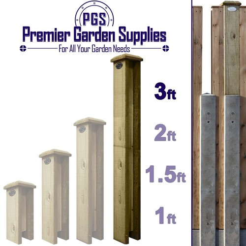 3ft timber concrete - 3ft, garden