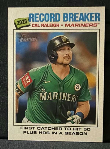 Topps heritage cal raleigh - topps,