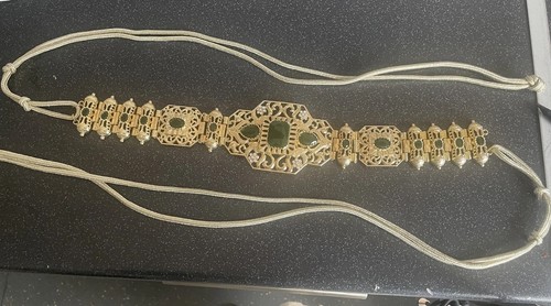 Gold green moroccan - gold/green, kaftan