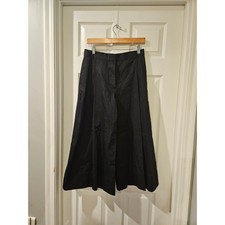 COS Black Wide Leg Cropped