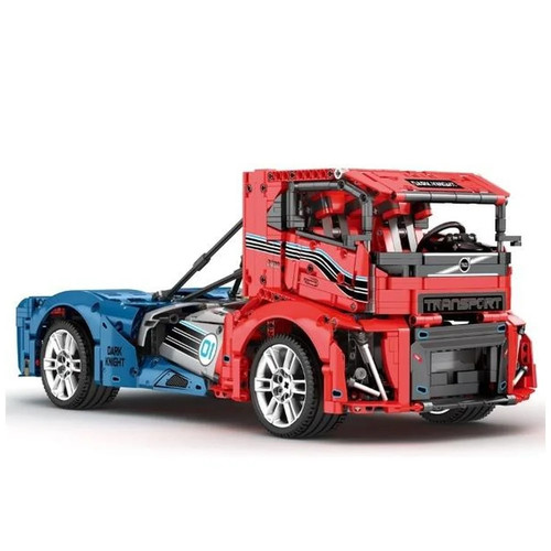 Racing truck building - truck, blocks