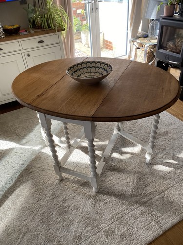 Antique solid oak barley - antique,