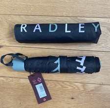 Radley On Your Side Responsible Umbrella - Black . BNWT (0900)