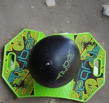 Flybar Pogo Ball Toy Jump Trick Bounce Pogo Board for Kids Green & Black Vintage