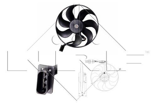 Genuine nrf radiator - genuine, for