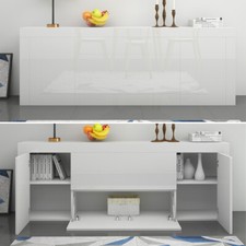 Large Sideboard Buffets Cupboard Chest of Drawers High Gloss Front Matt Body NEW