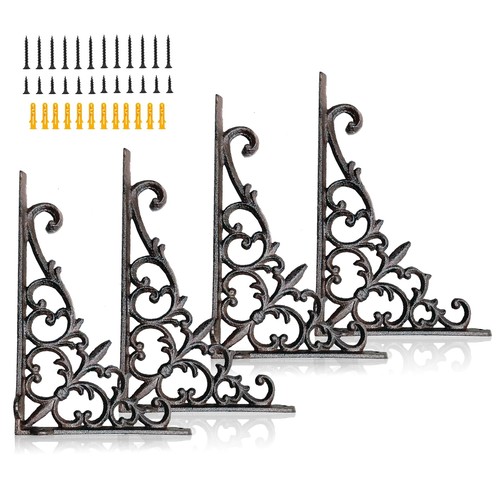Decorative shelf brackets x - 6,