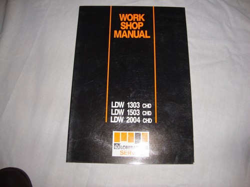 Lombardini work shop manual - lombardini,
