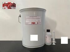  5kg WHITE GELCOAT KIT Catalyst Syringe FOR FIBREGLASS MOULDS BOATS ROOF PAINT