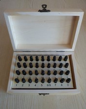 36 Pc 5mm Letter Number Stamp Punch Set Sheet Metal Security Postcode ID Marker 