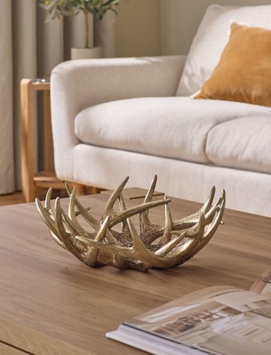 Next brown gold antler - brown,
