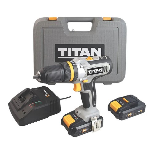 Titan combi drill driver set - titan,