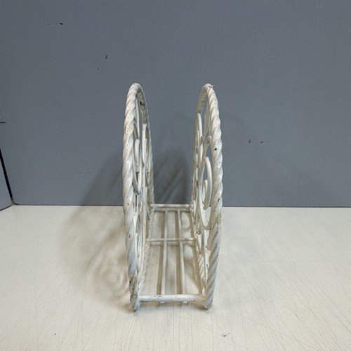 Vintage white metal napkin - vintage,