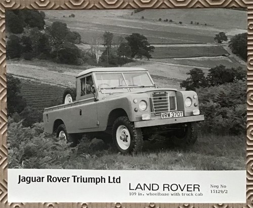 Land rover 109in - rover, wheelbase
