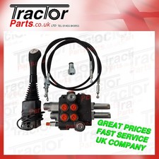 Tractor Loader Spool Control Valve Block Joystick 2x Double Acting 80LPM 1/2 BSP